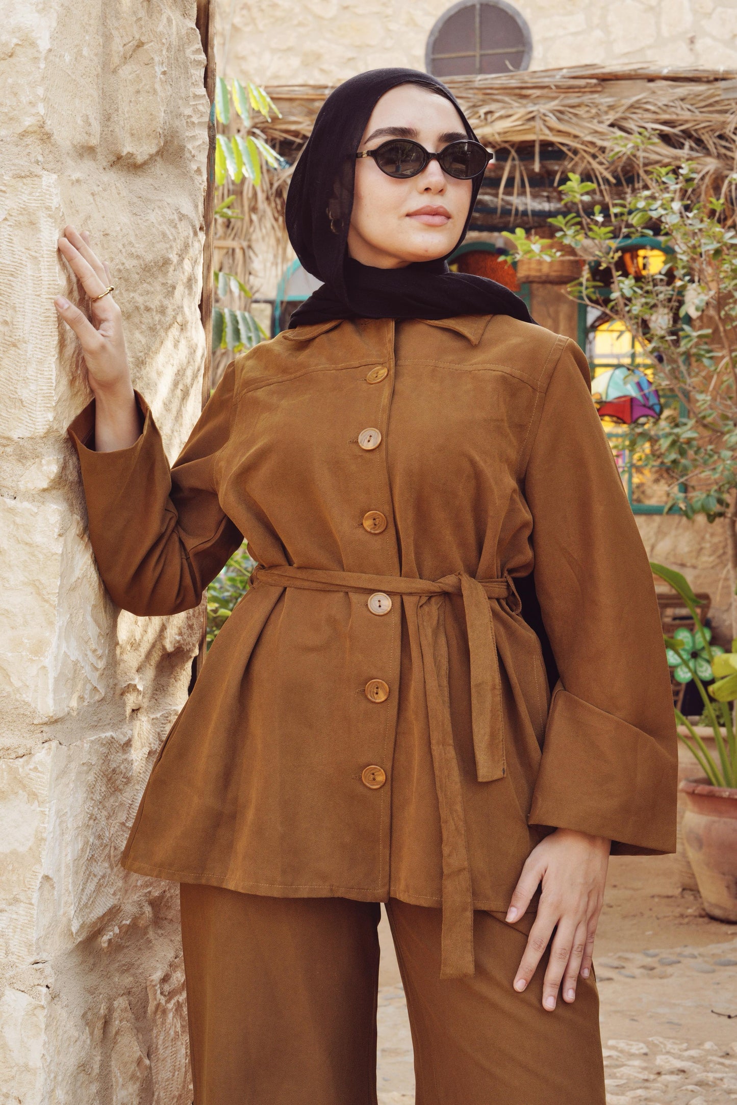 Corduroy Set with Belt