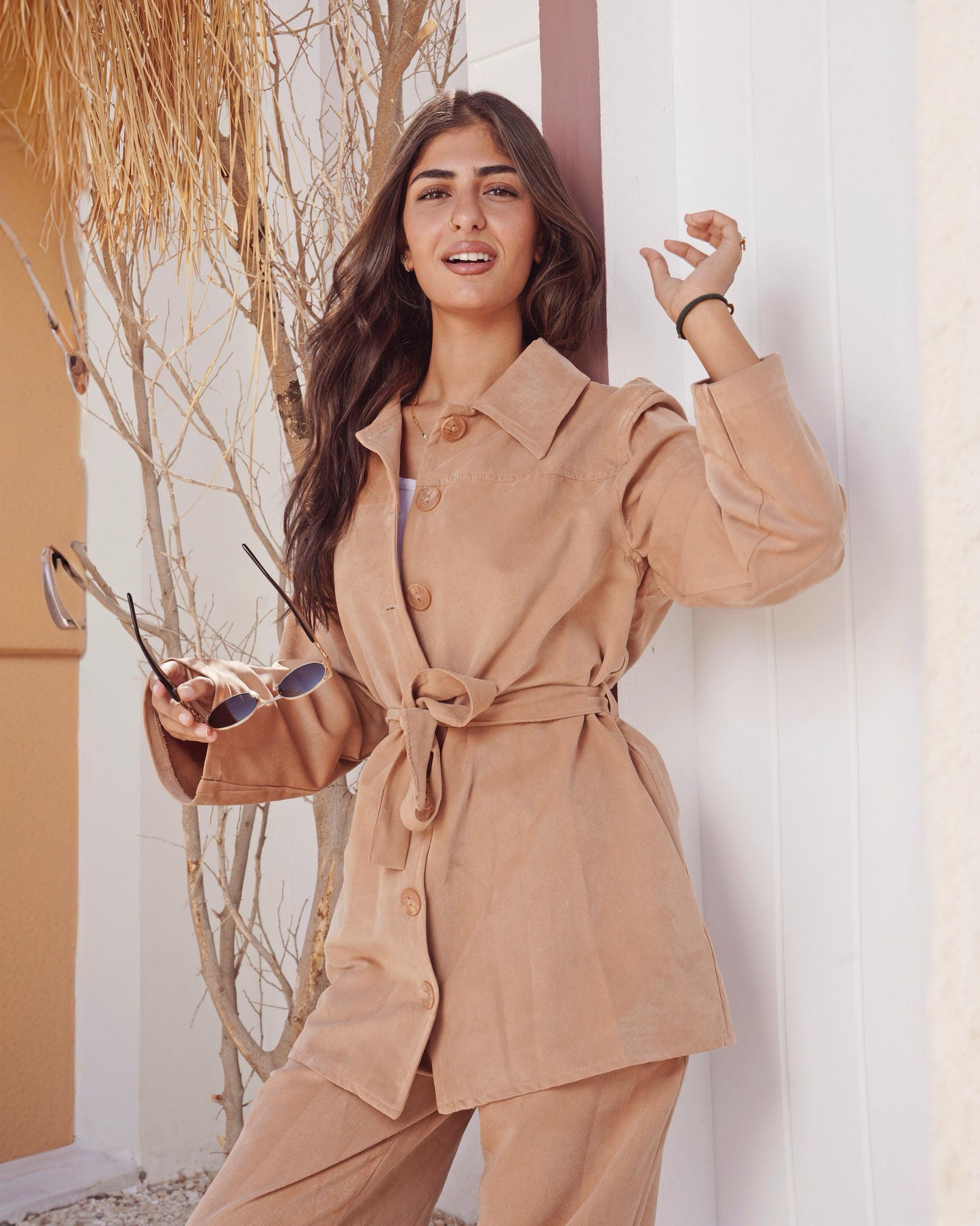 Corduroy Set with Belt