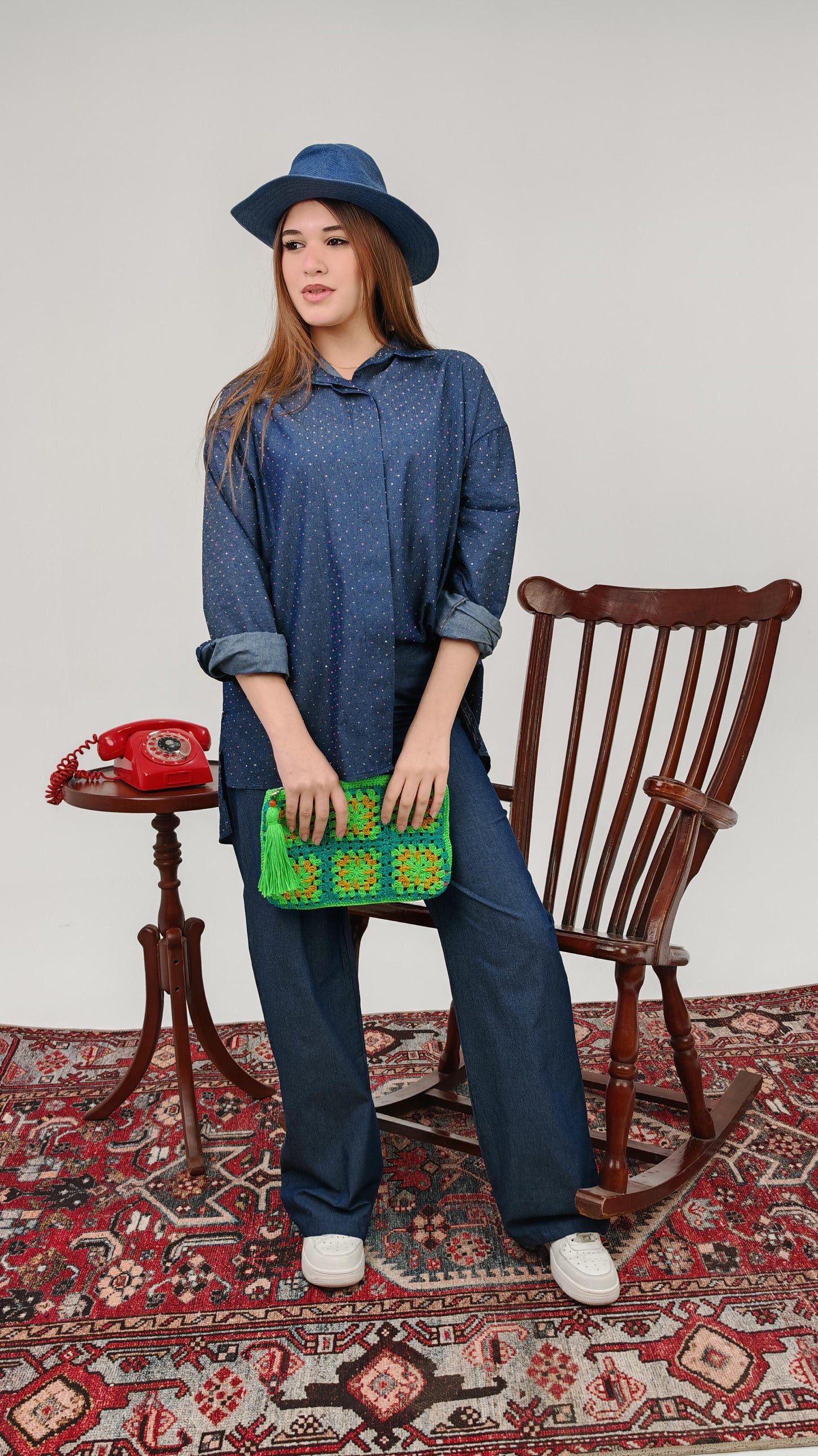 Denim Casual Set