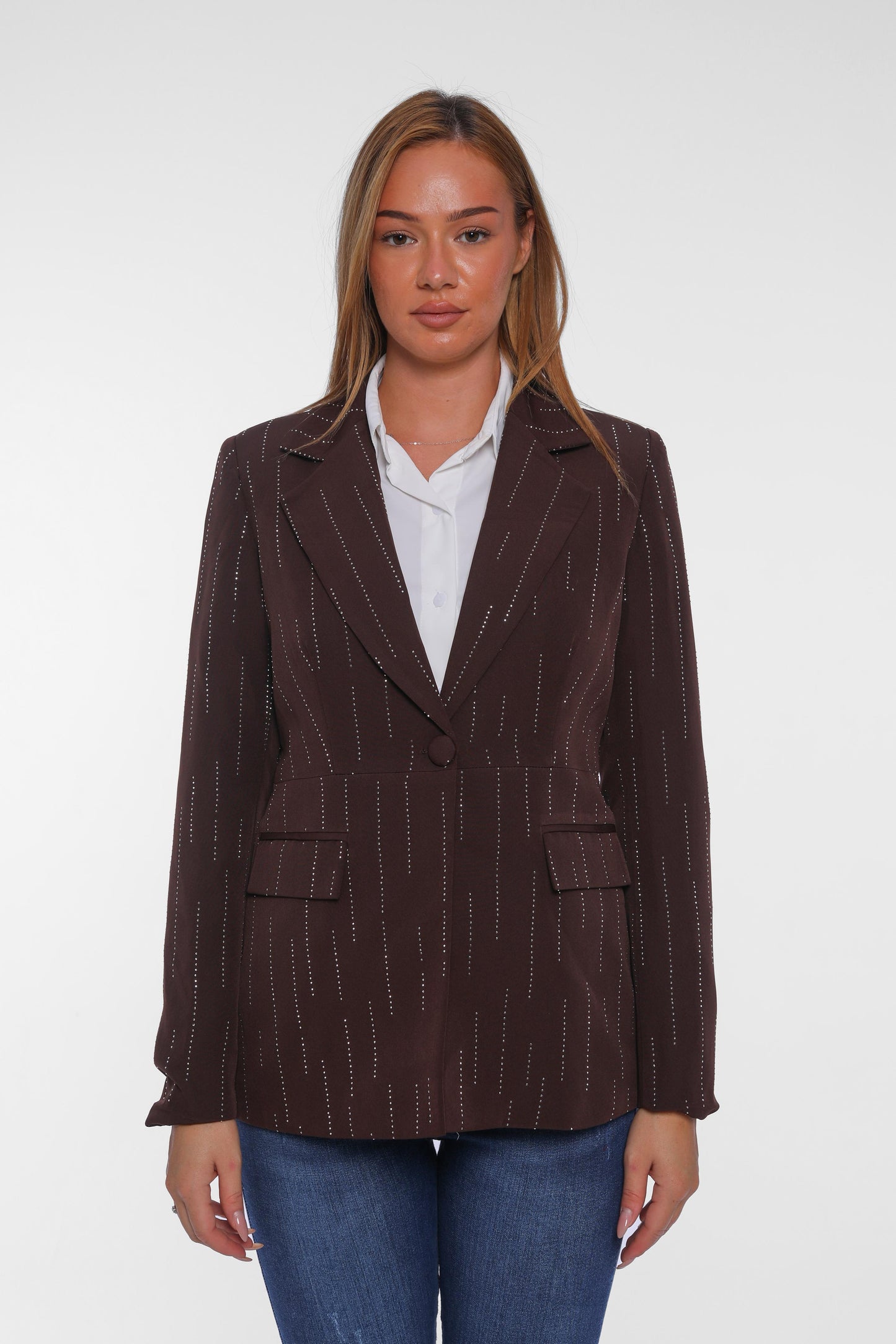 Classic Striped Blazer