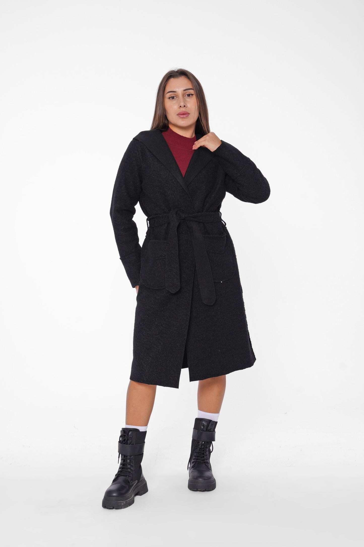 Belted Wool Coat