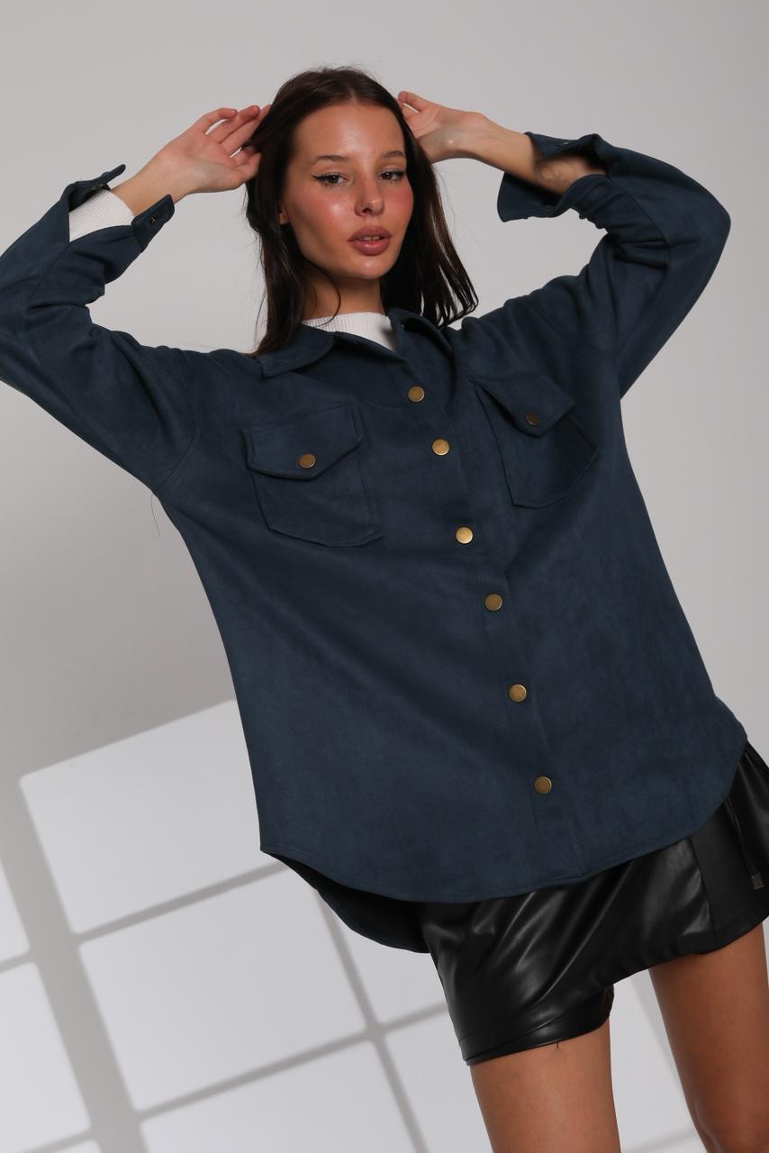 Suede Overshirt