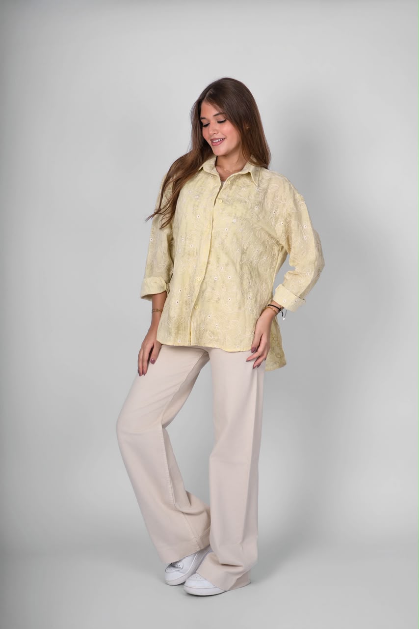 Embroidered Cotton Shirt
