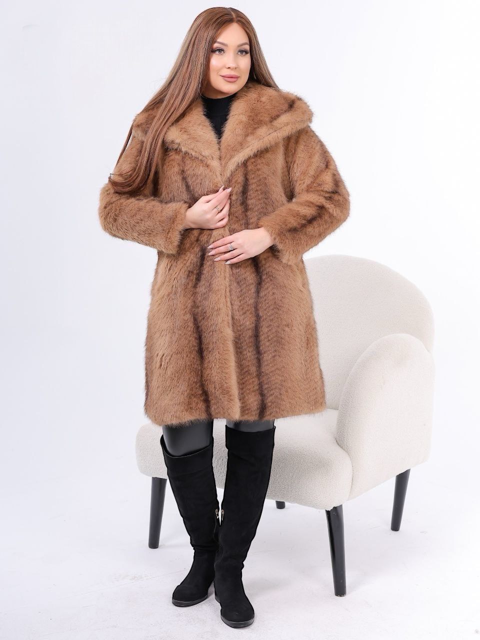 Luxury Faux Fur Coat