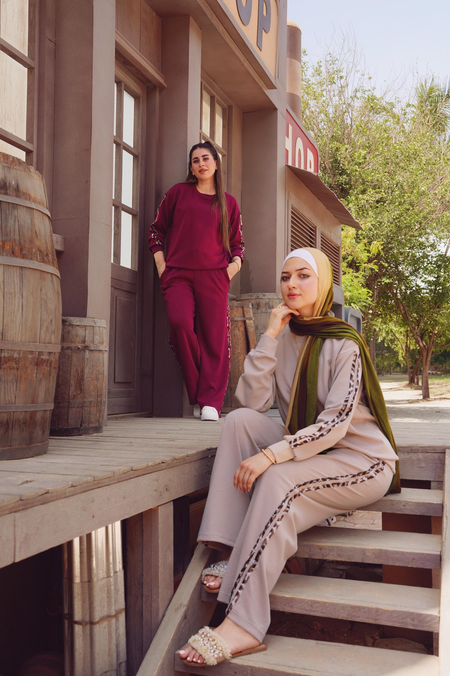 Casual Side Stripe Set