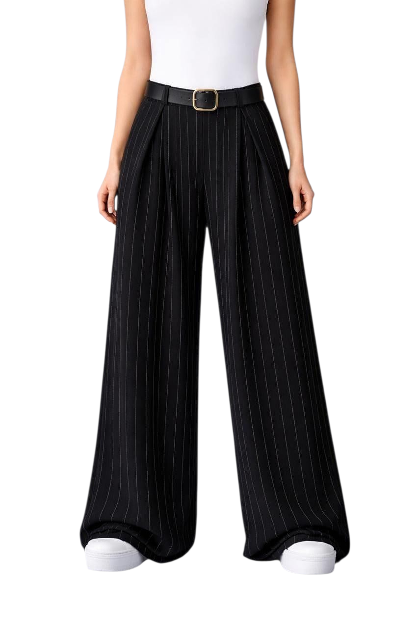 Striped Wide Leg Pants