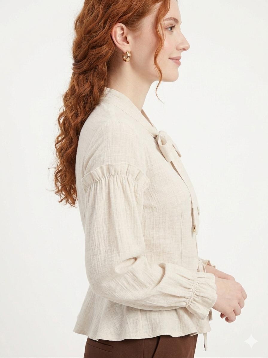 Tie Front Blouse