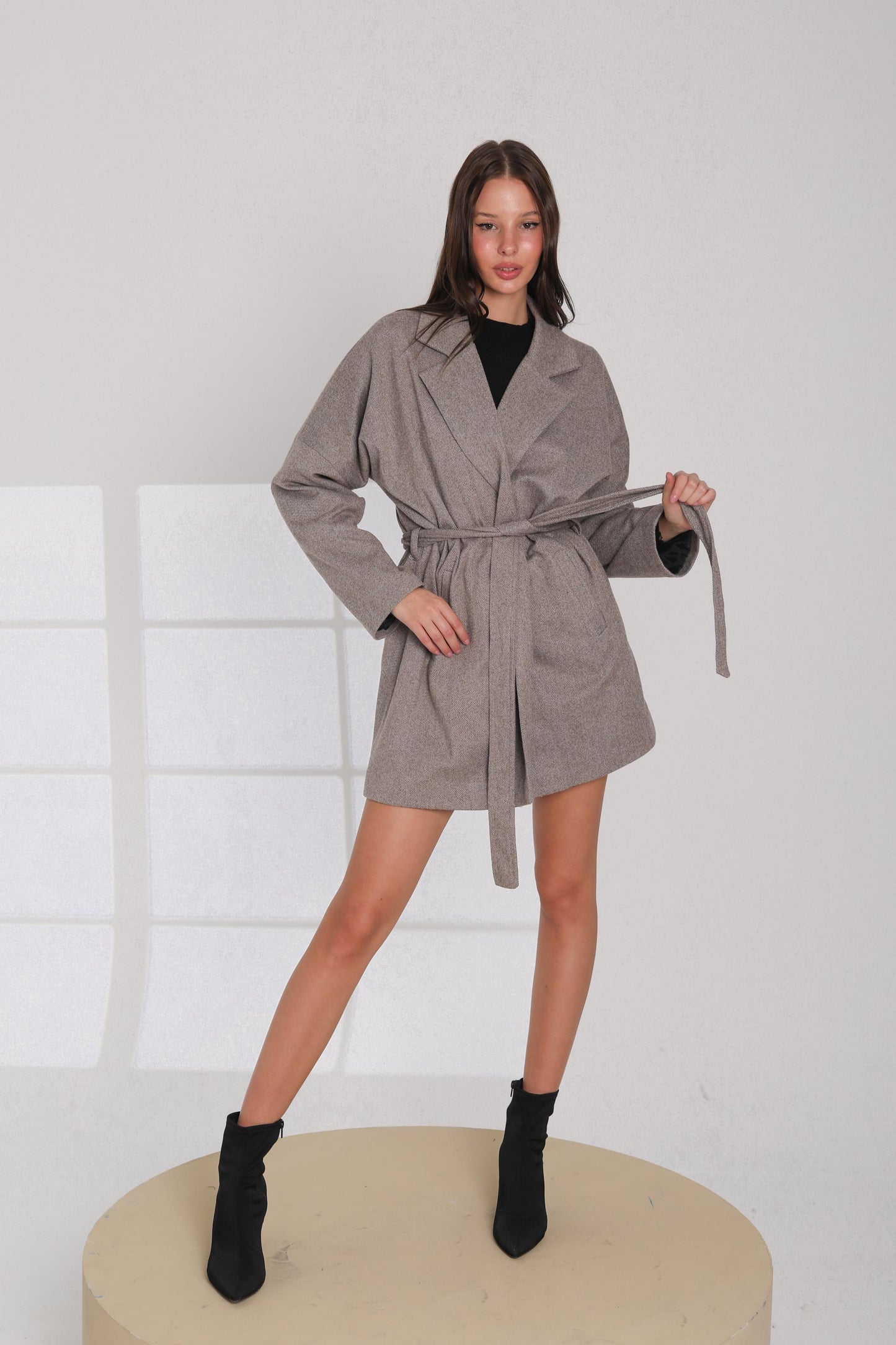 Short Belted Coat