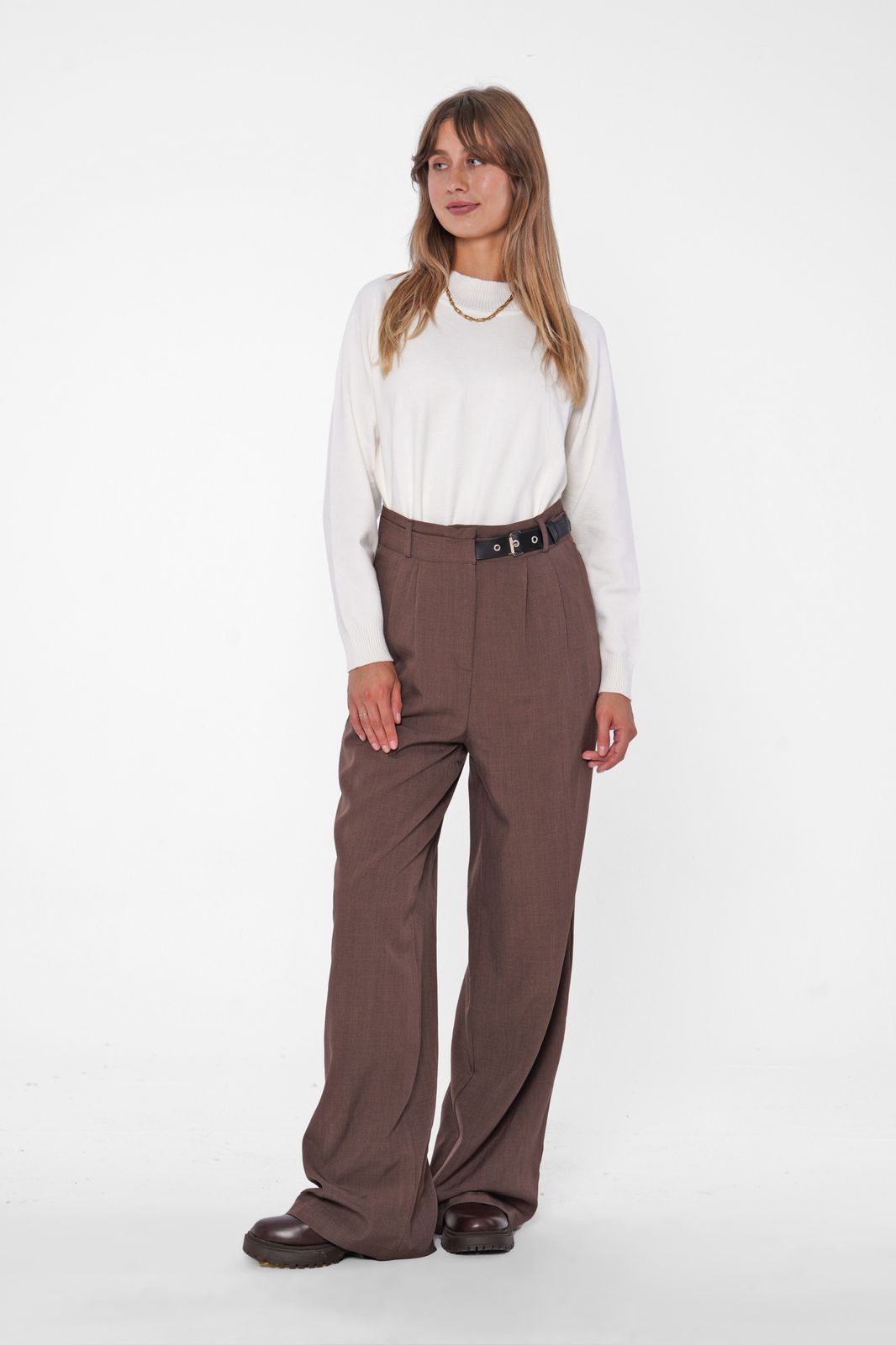 High-Waist Wide-Leg Pants