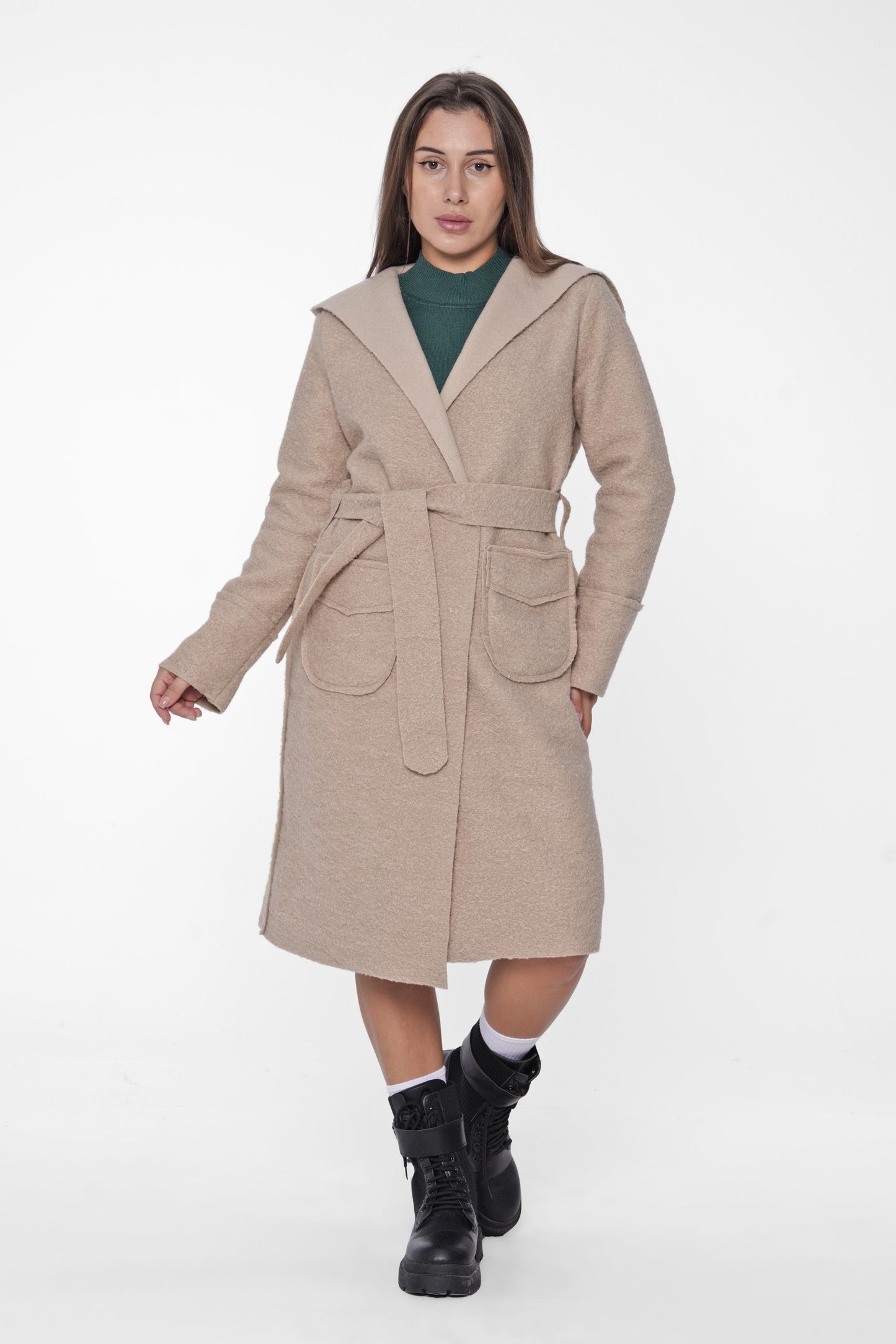 Belted Wool Coat