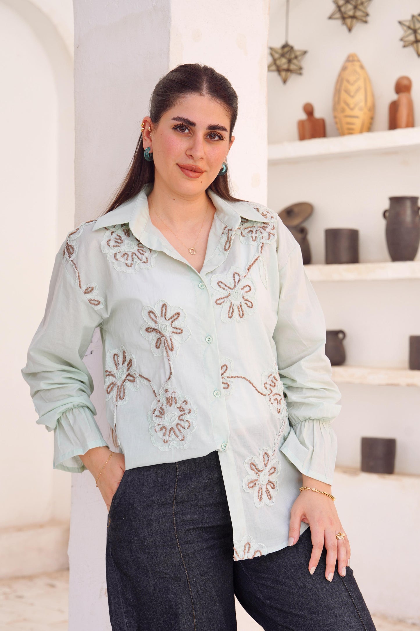 Embroidered Casual Shirt