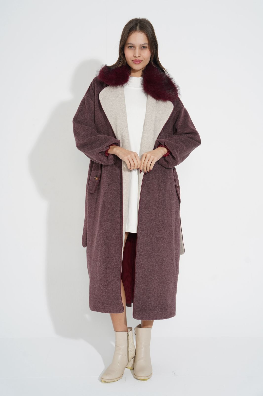 Belted Wool Coat