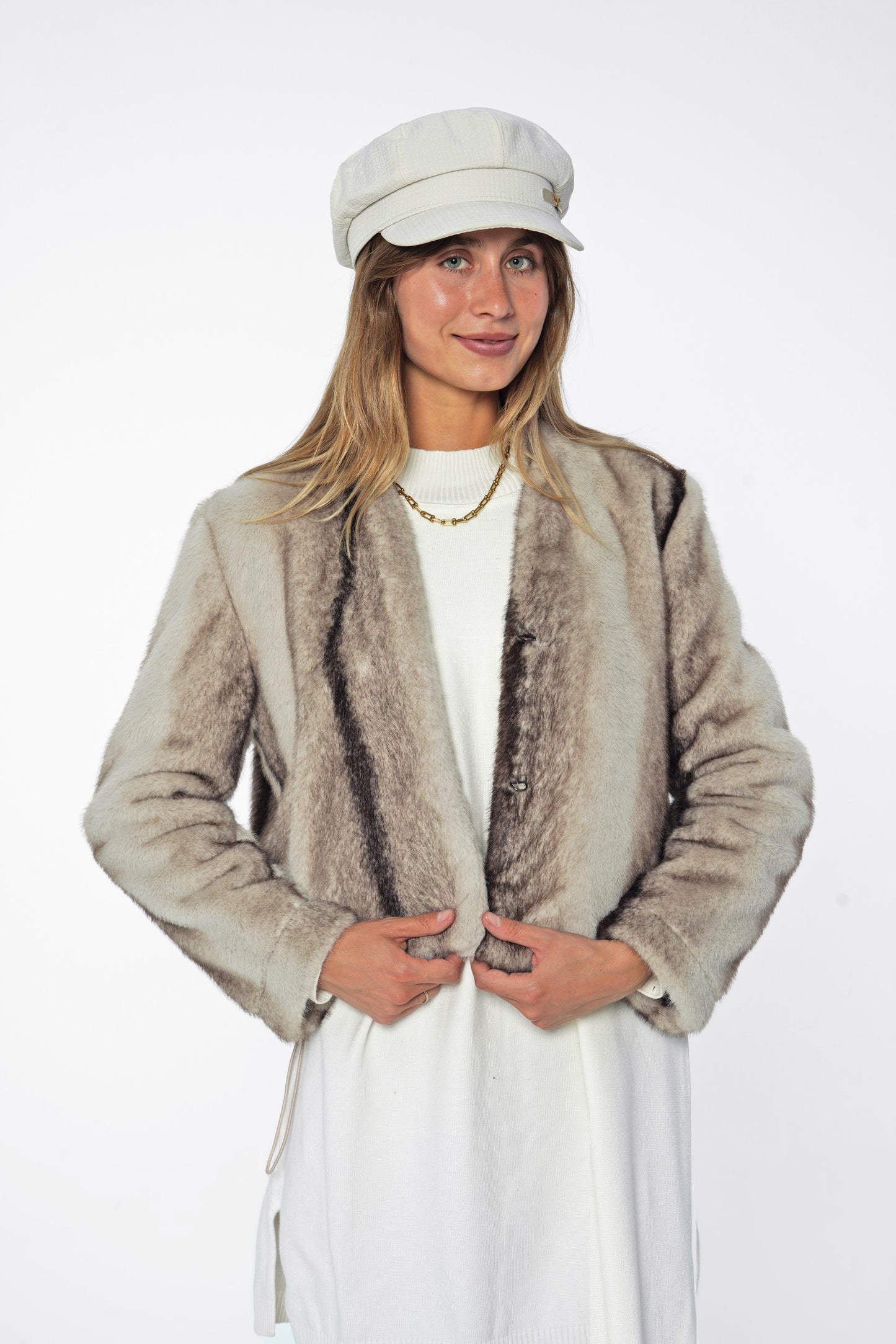 Faux Fur Short Coat