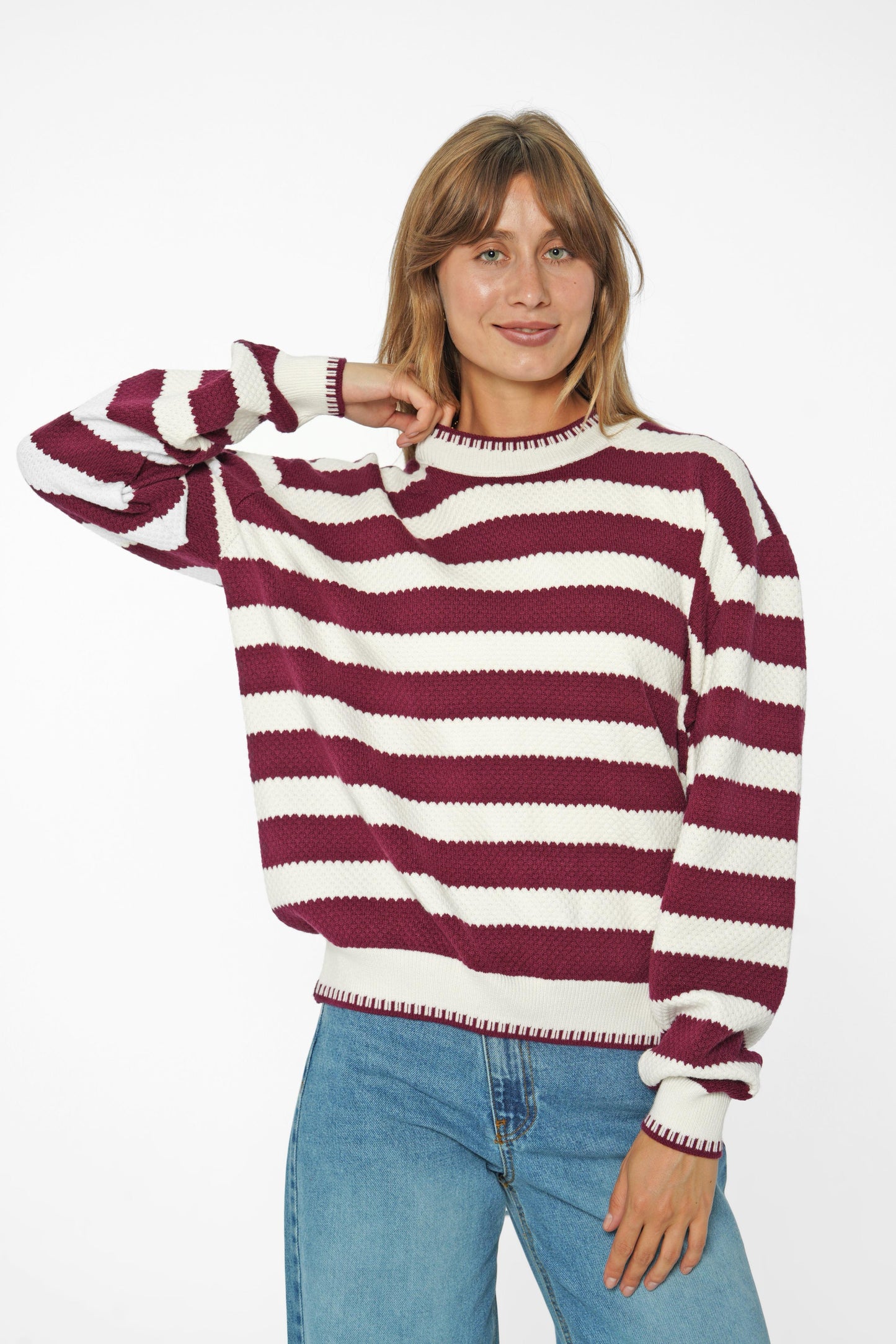 Striped Knit Sweater