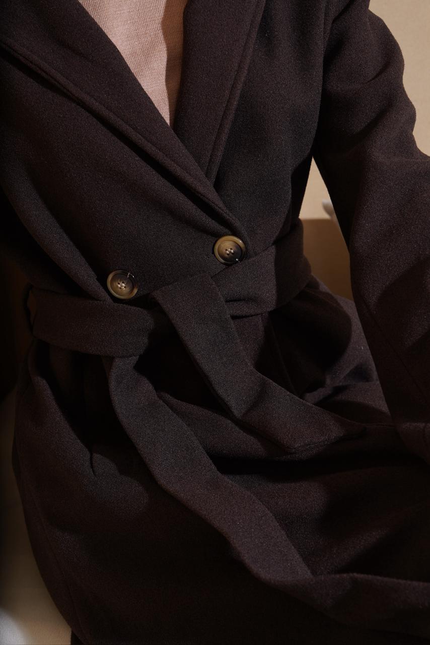 Elegant Belted Coat