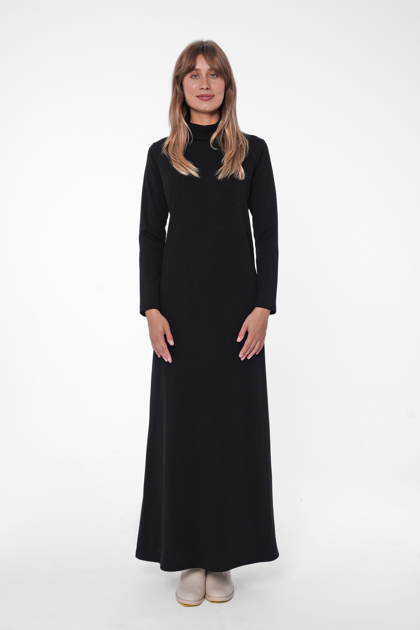 Ribbed Knit Maxi Dress