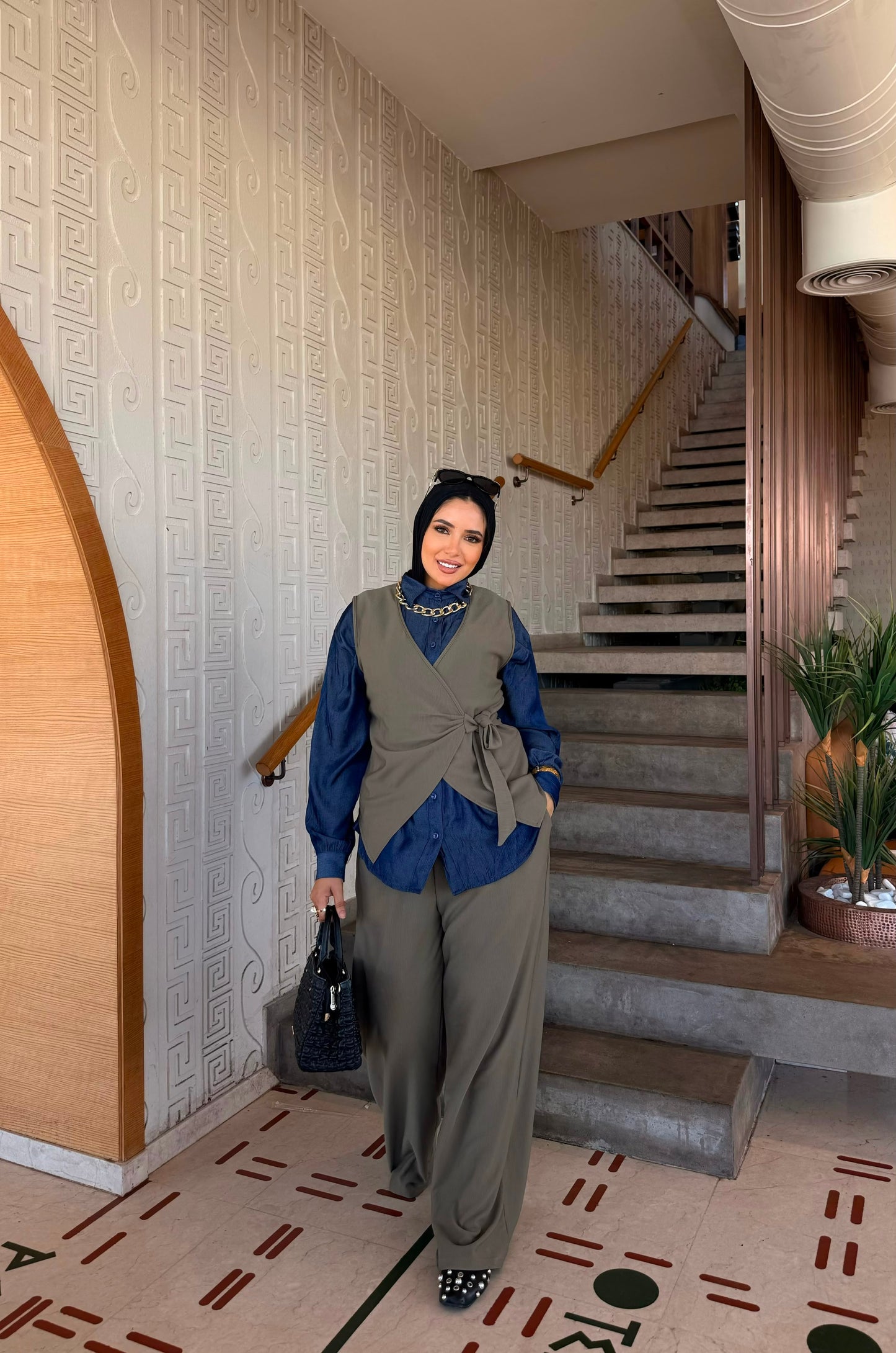 Wrap Vest Suit