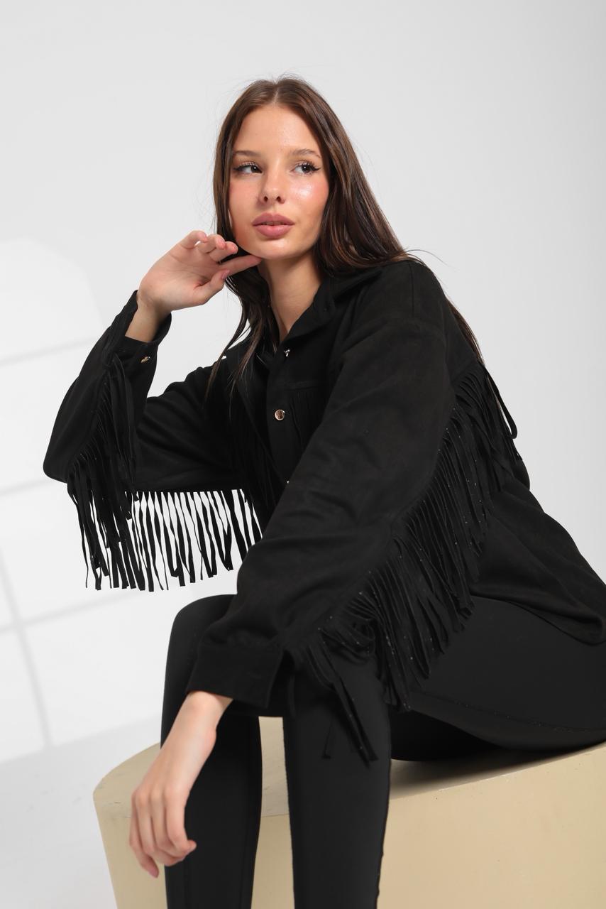 Fringe Suede Shirt