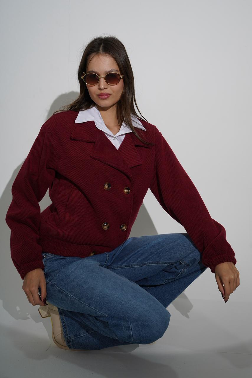 Classic Double-Breasted Jacket for Women