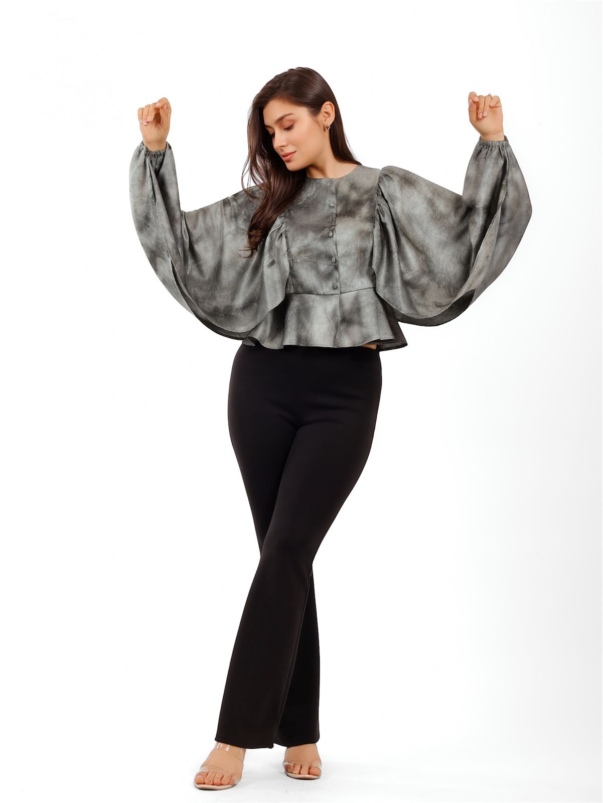 Wide Sleeve Blouse