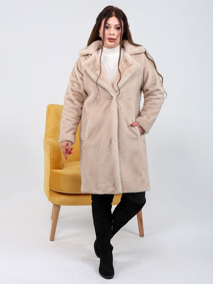 Teddy Hooded Long Coat – DIVA Wear