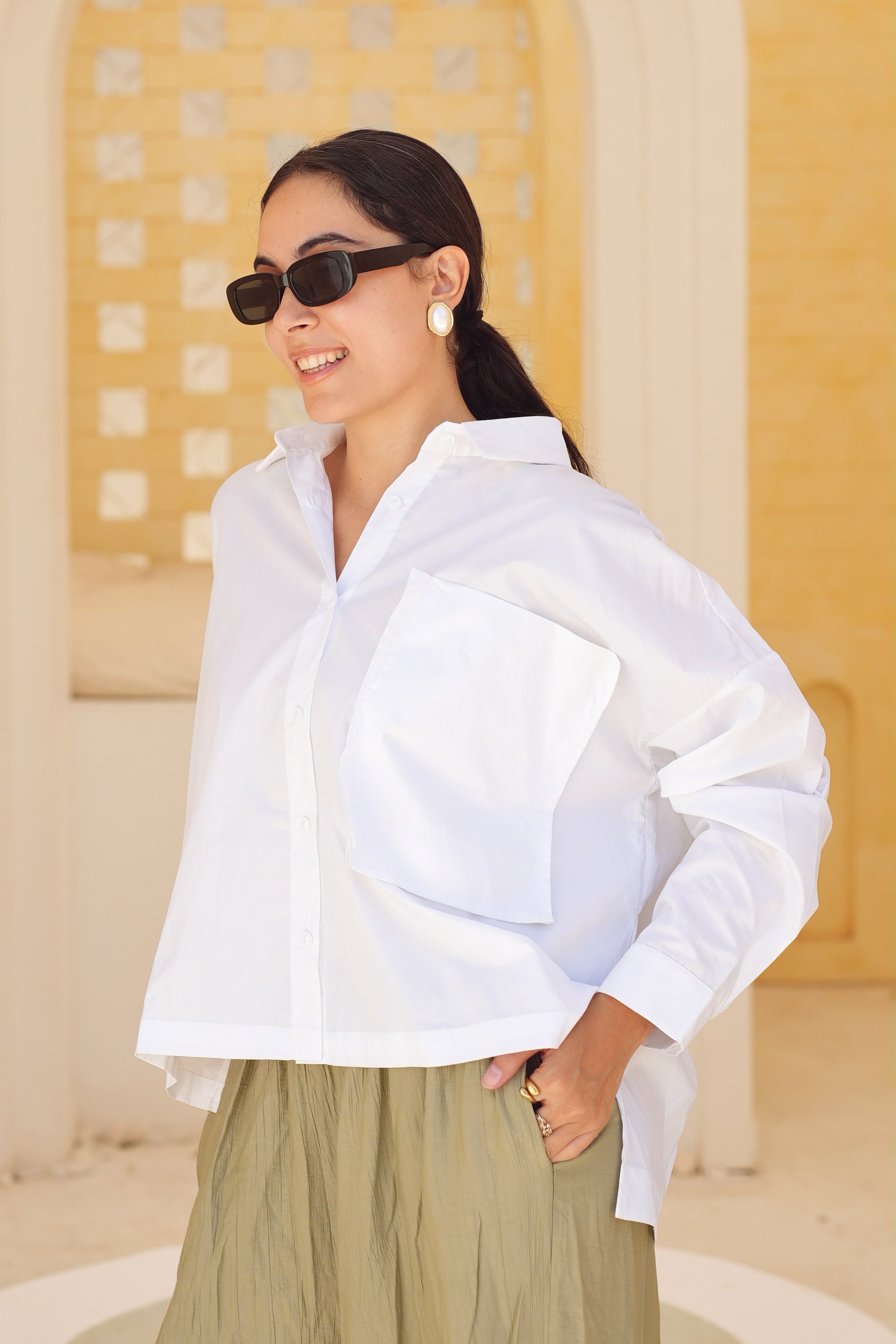 Linen Pocket Shirt