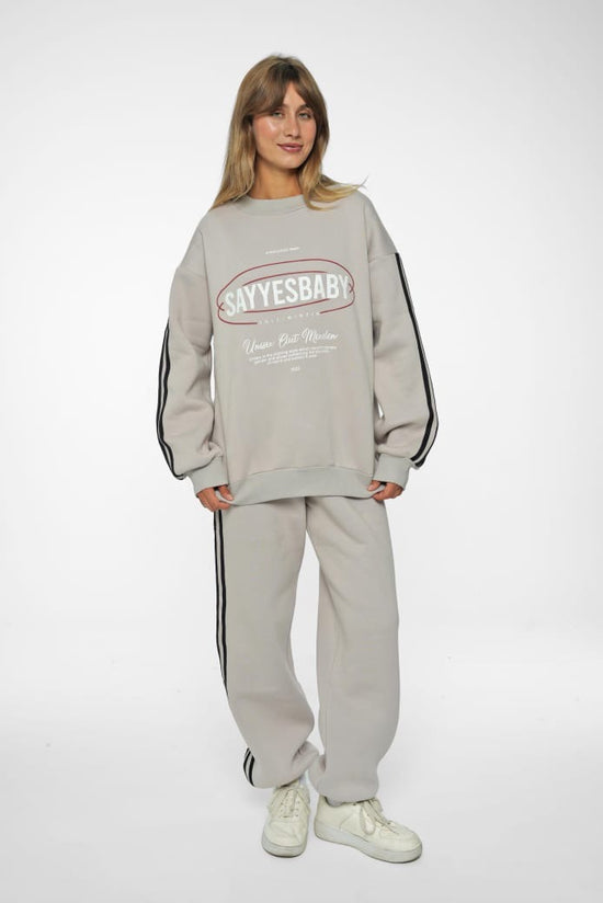 SetSay Yes Baby Oversized Sweatshirt Set