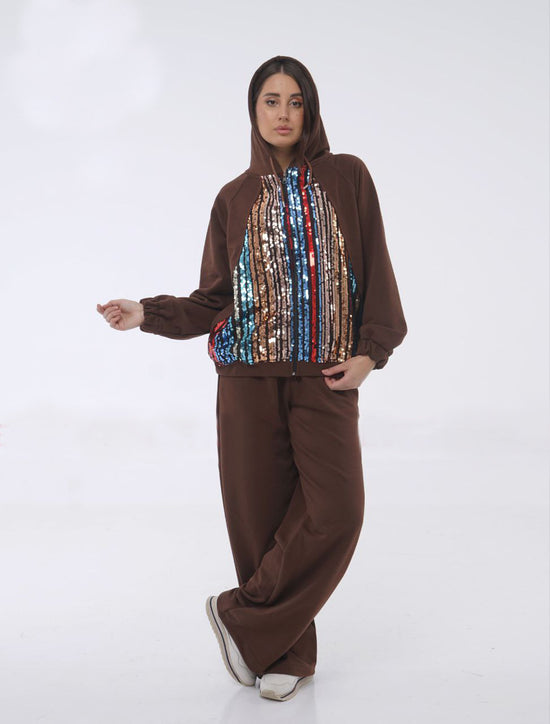 Midnight Sparkle Tracksuit Set