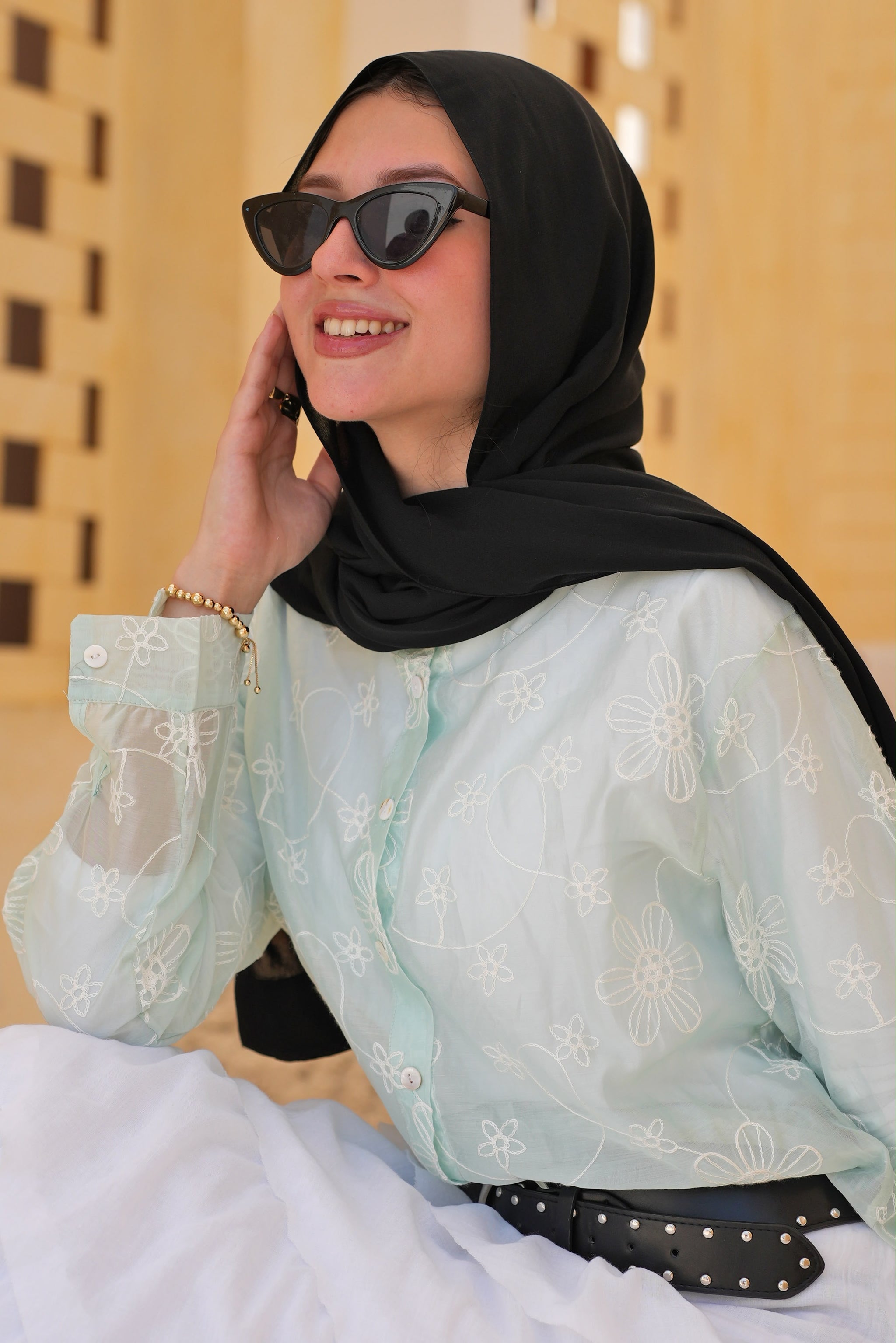 Women’s Floral Embroidered Shirt