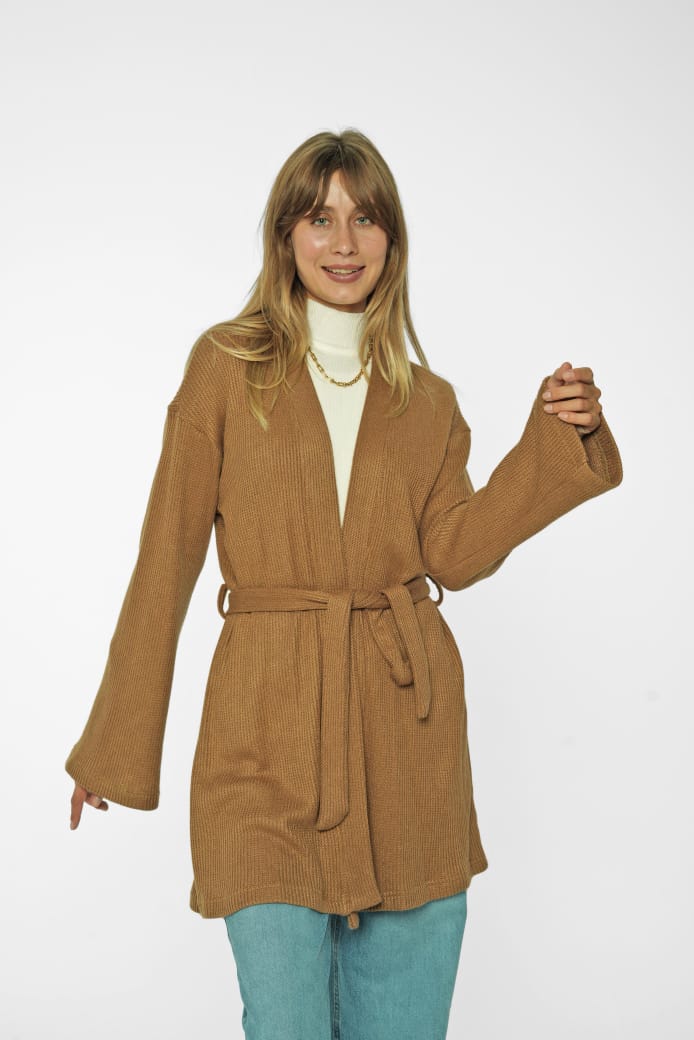 Lightweight Cardigan with Belt