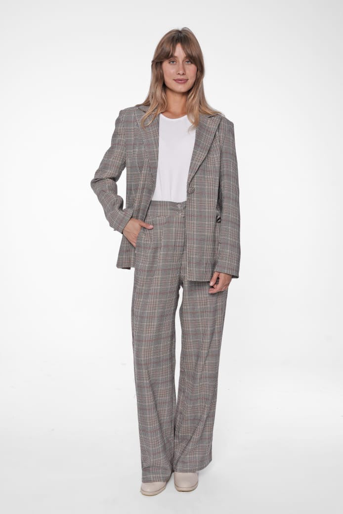 Classic Checked Suit Set