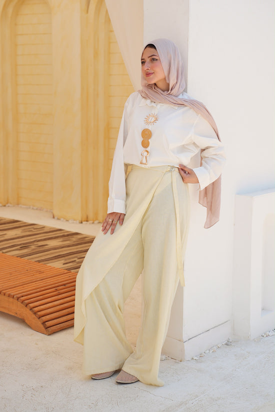 Women’s Wrap Wide Leg Pants