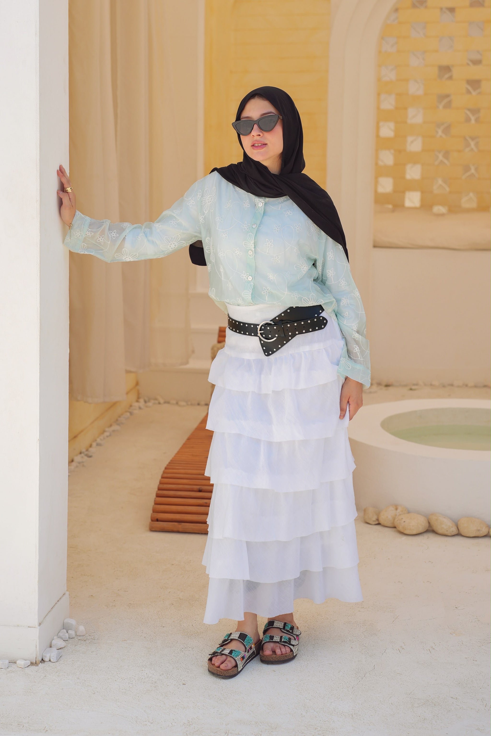 Women’s Tiered Maxi Skirt