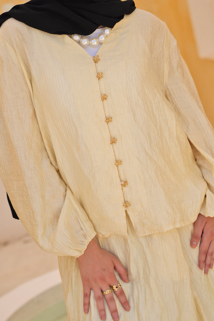 Textured Skirt Set