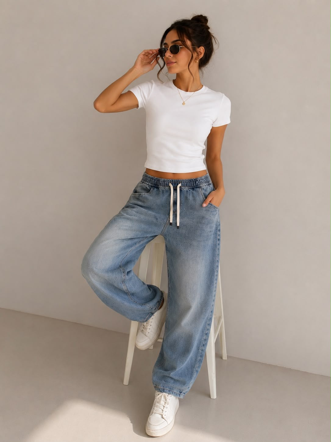 Relaxed Fit Denim Jeans