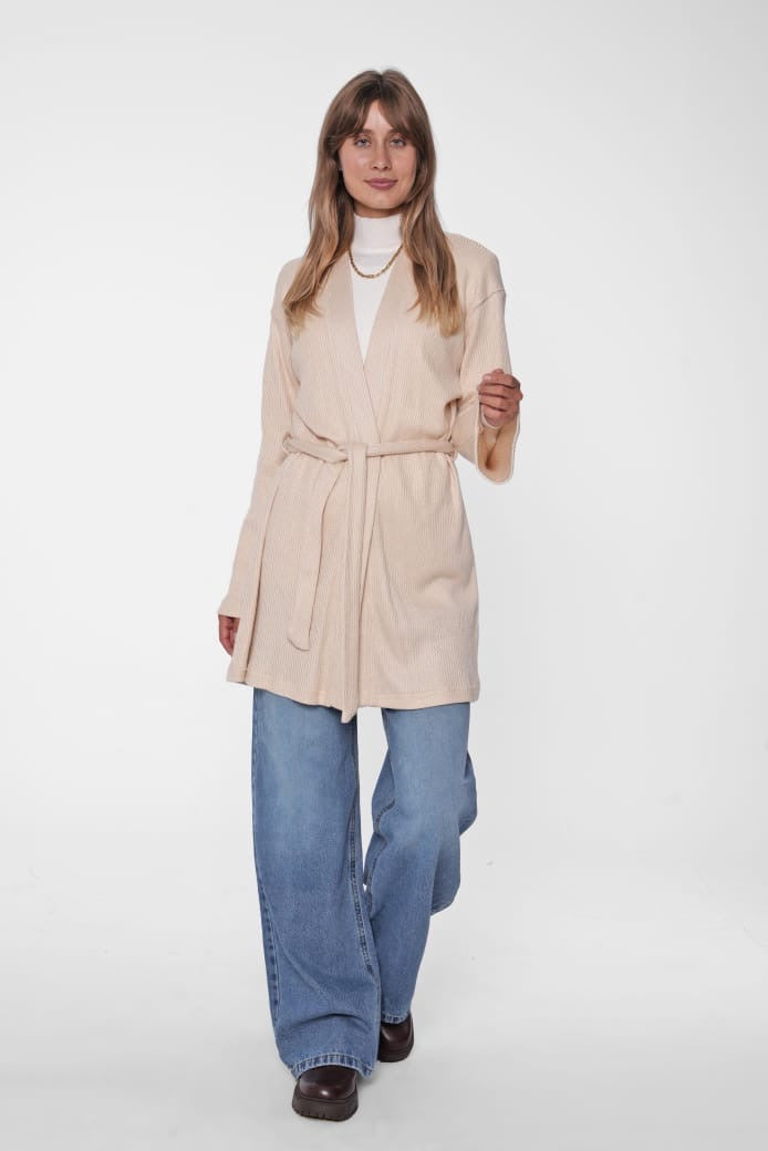 Lightweight Cardigan with Belt
