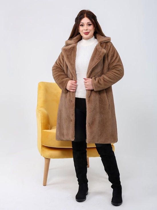 Teddy Hooded Long Coat – DIVA Wear