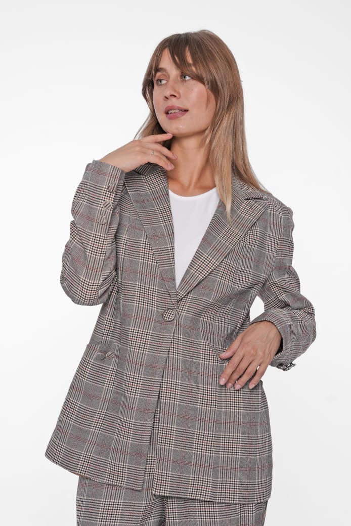 Classic Checked Suit Set