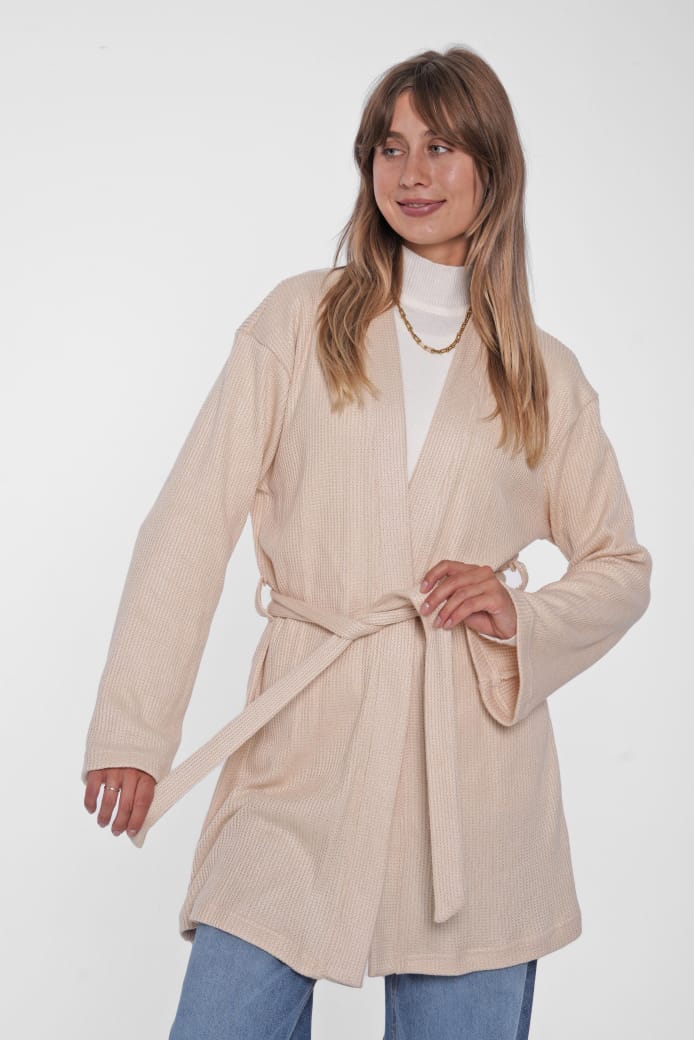 Lightweight Cardigan with Belt