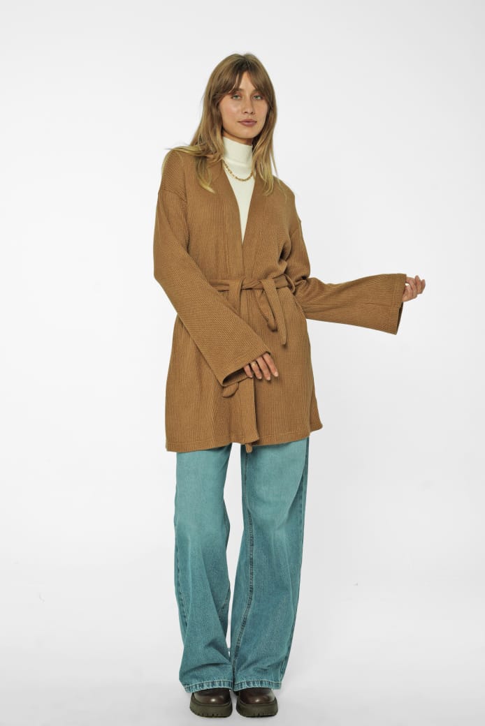 Lightweight Cardigan with Belt