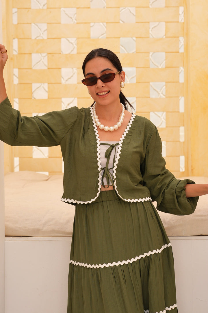 Boho Scalloped Co-Ord Set