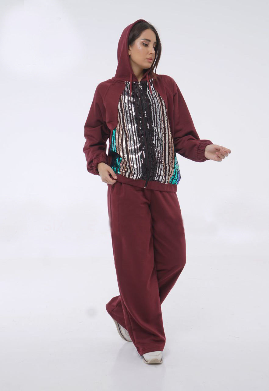 Midnight Sparkle Tracksuit Set