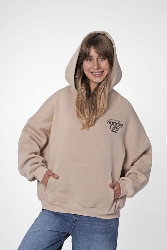 Charcoal Sunrise Latte Hoodie