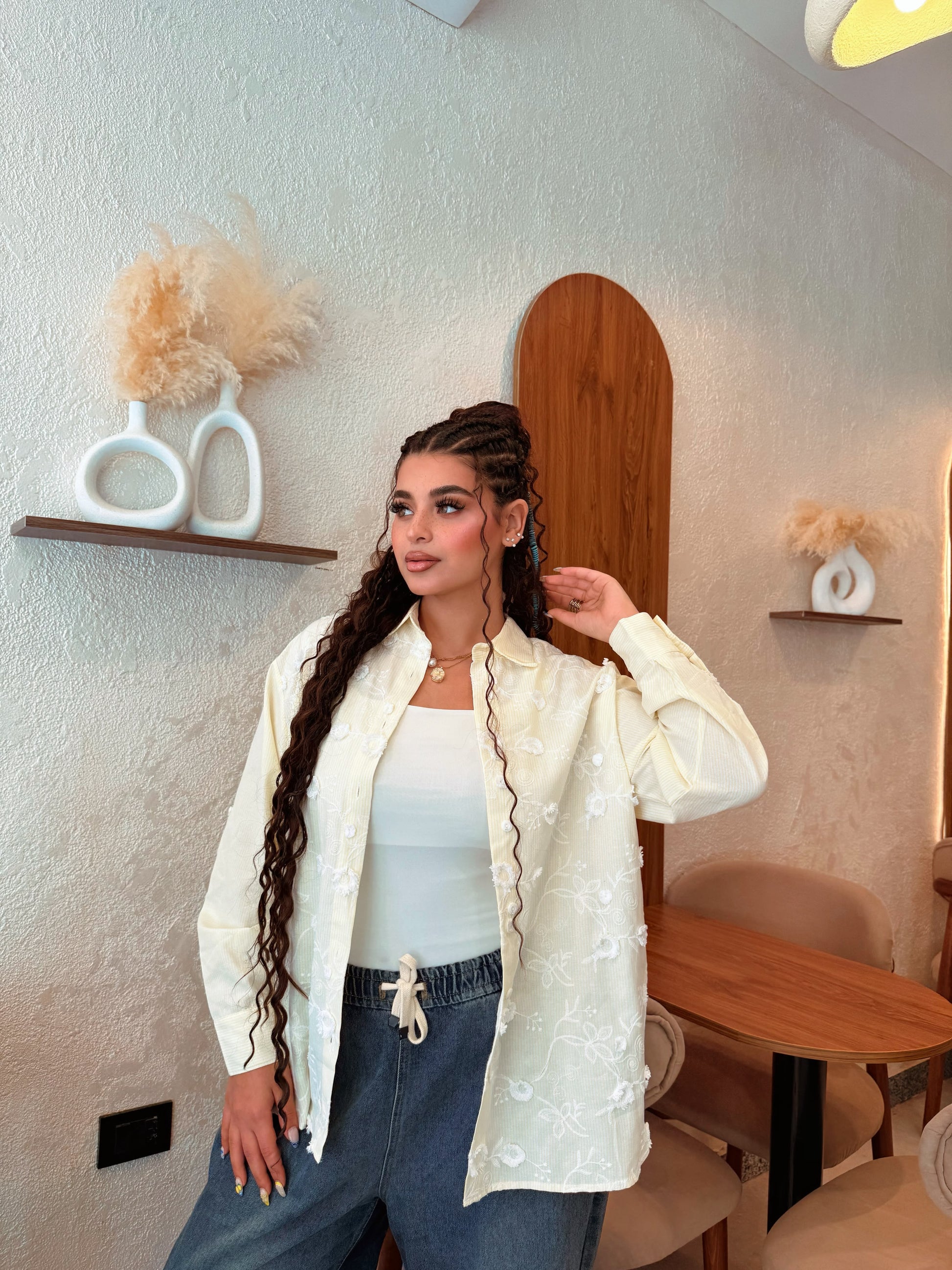 Embroidered Long Shirt