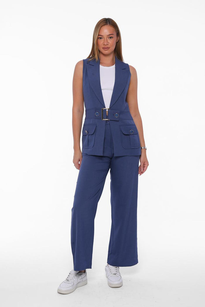 Belted Utility Suit