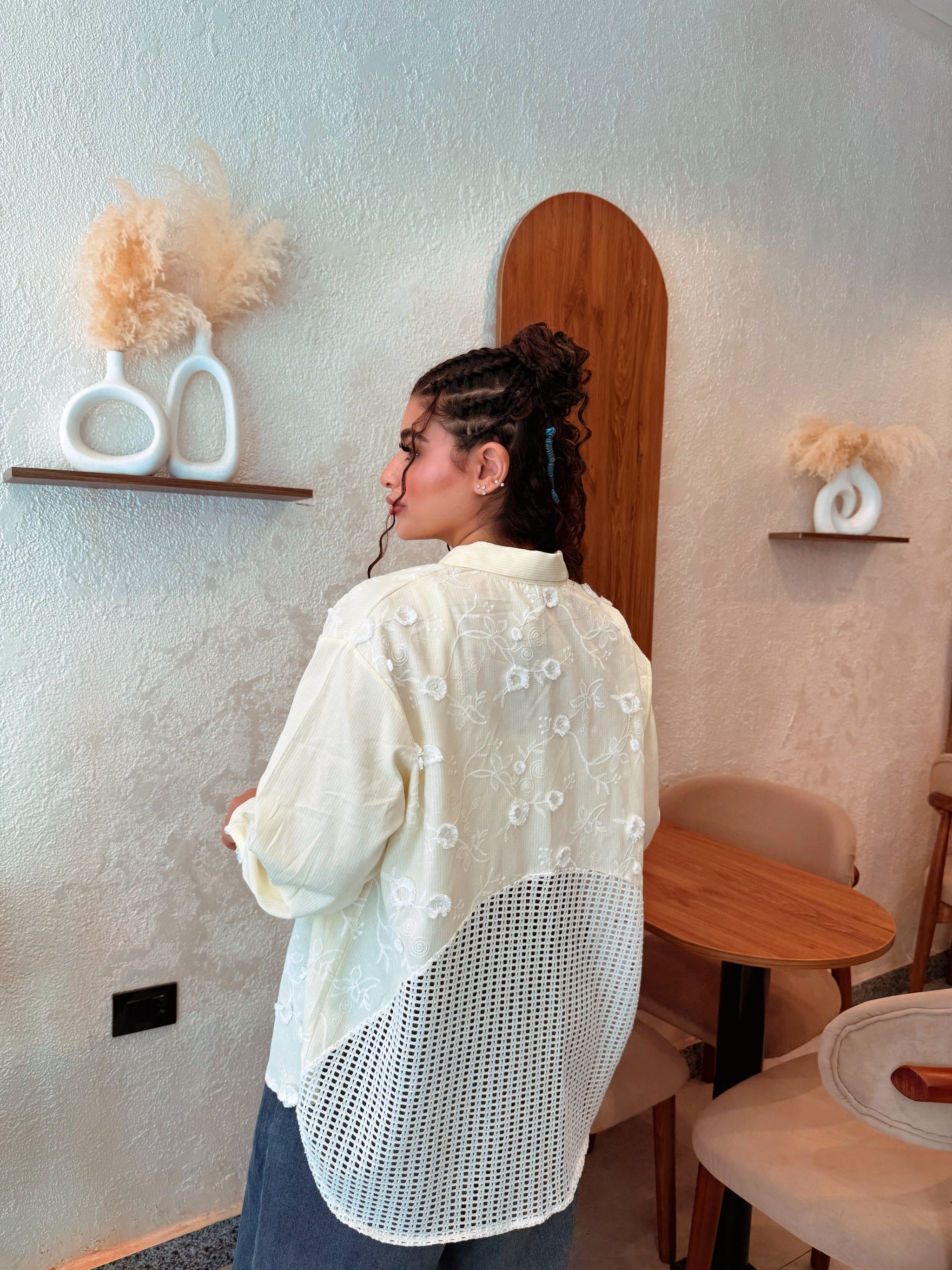 Embroidered Long Shirt