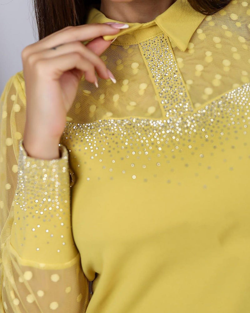 Shine with elegance in a Rhinestone Dress