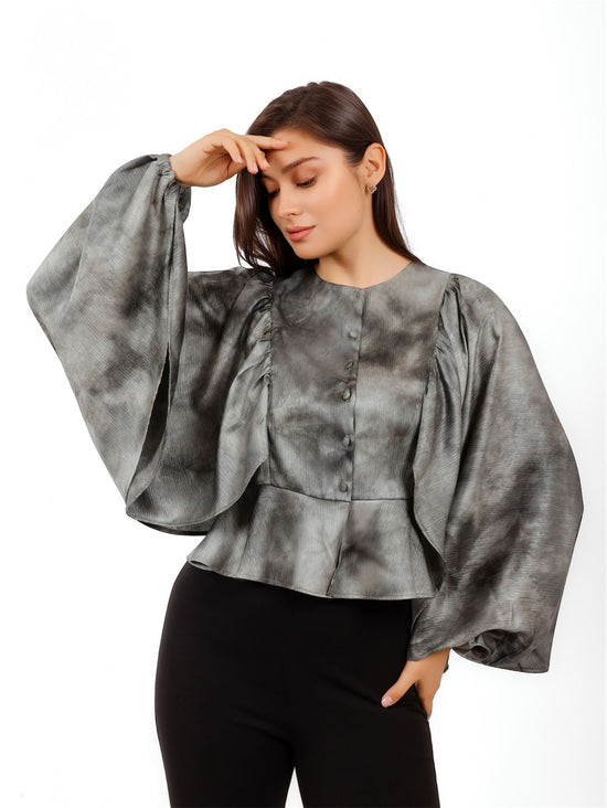 Wide Sleeve Blouse