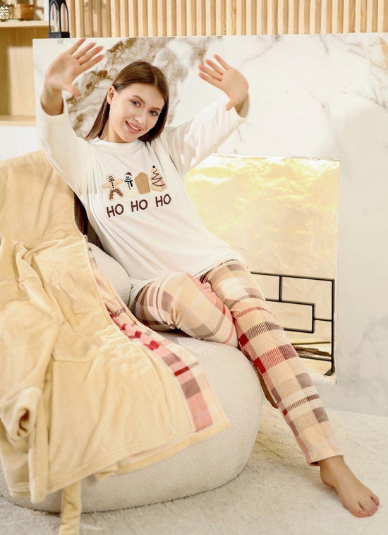 Checked Winter Pajama Set