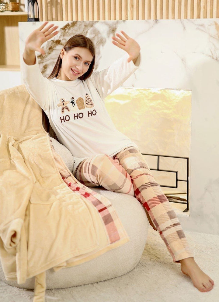 Checked Winter Pajama Set